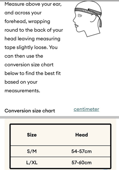 Conversion Size Chart