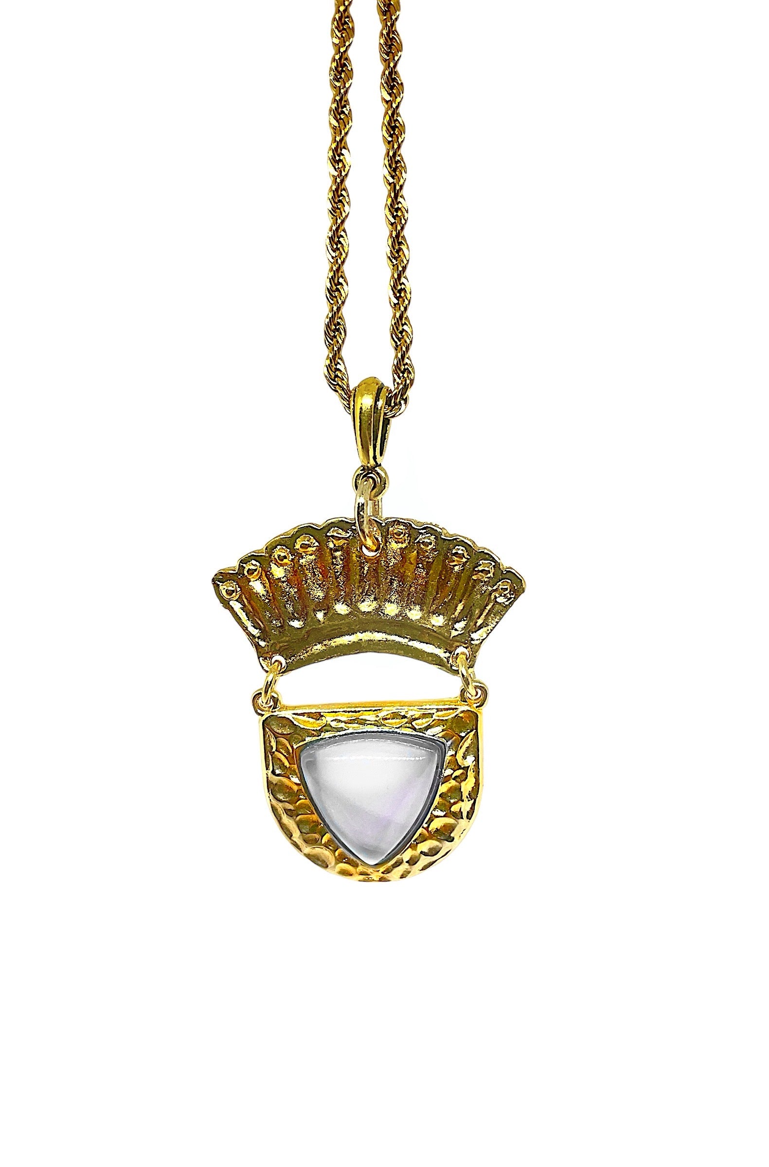 Clear Quartz Venilia Necklace pendant