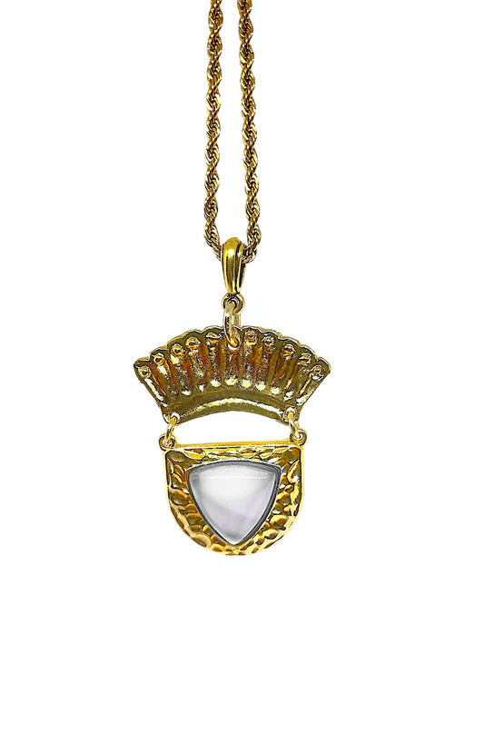 Clear Quartz Venilia Necklace pendant