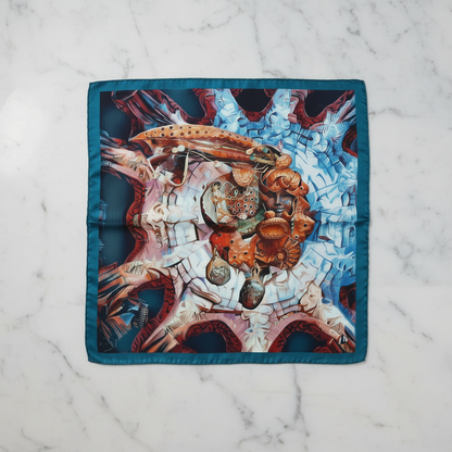 The Mystic Journey Afrofuturism Extra Large Silk Scarf