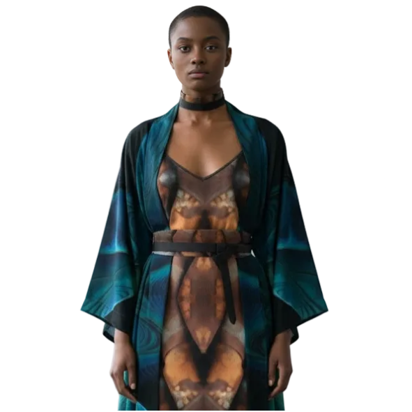 Reflection’s Silk Kimono Robe