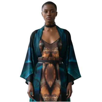 Reflection’s Silk Kimono Robe