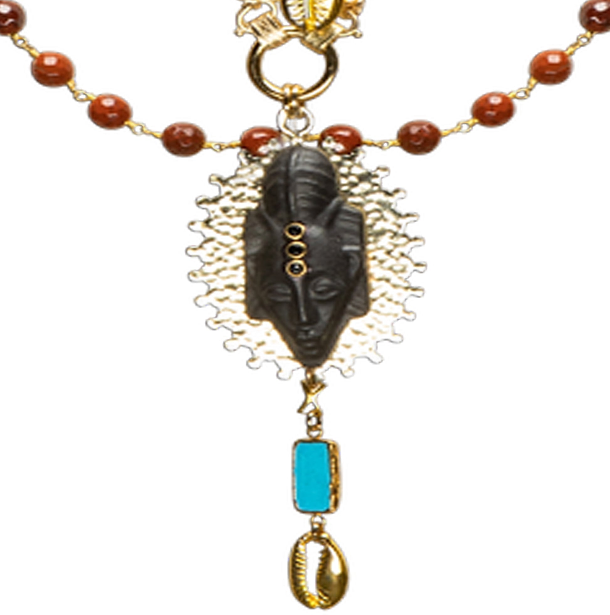 Punu Multi-Chain Necklace pendant