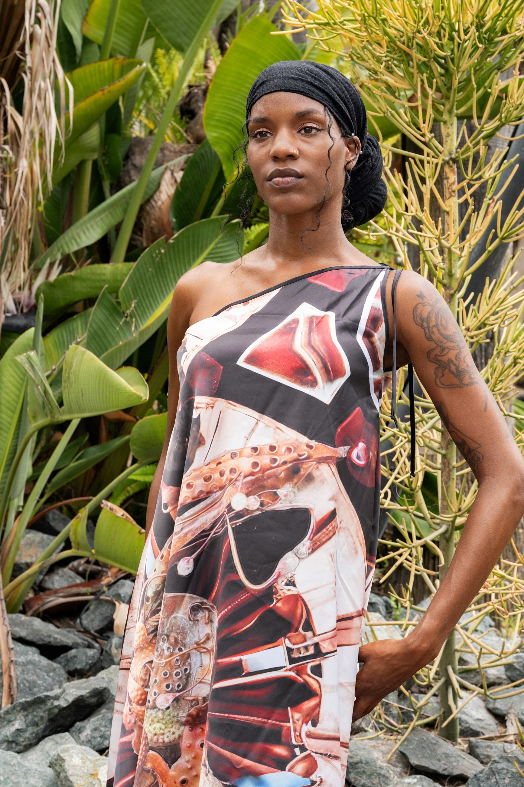 Machina Afrofuturism Halter Dress – Lunaversoul Jewelry & Accessories